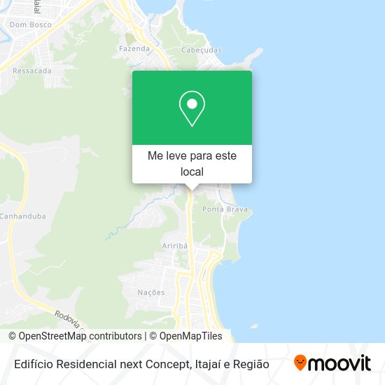 Edifício Residencial next Concept mapa