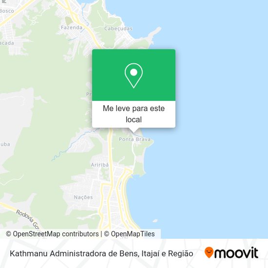 Kathmanu Administradora de Bens mapa