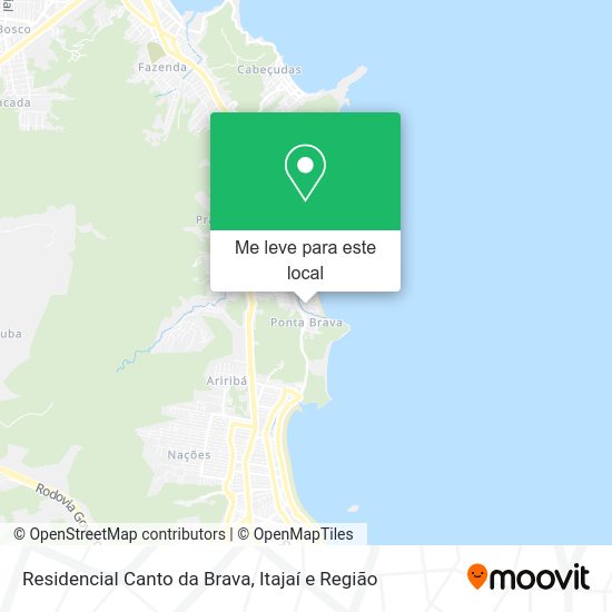 Residencial Canto da Brava mapa