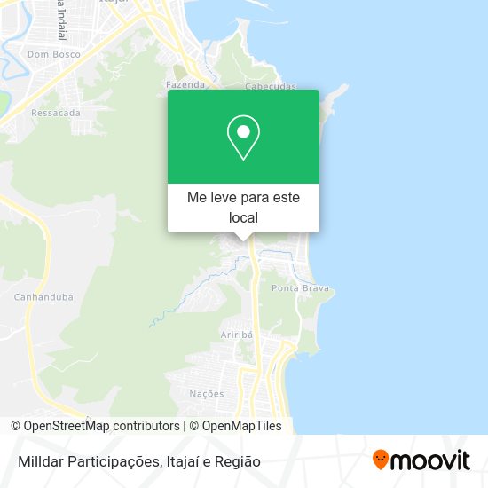 Milldar Participações mapa