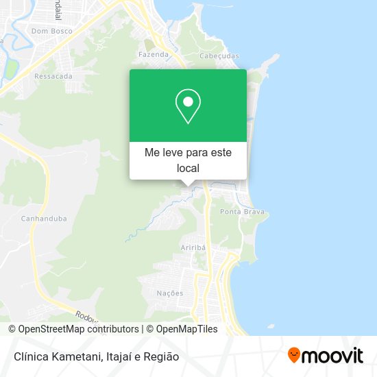 Clínica Kametani mapa