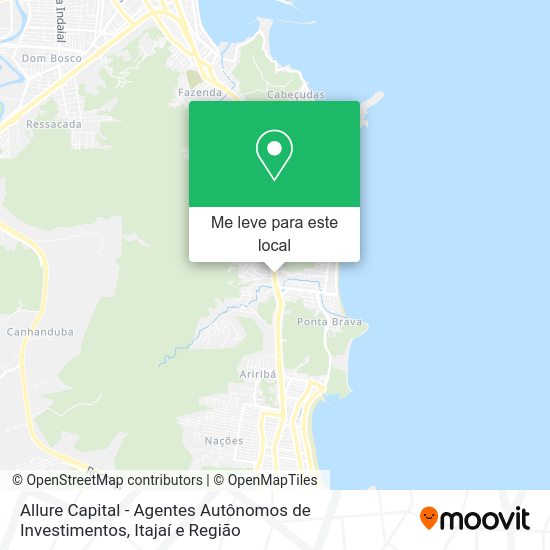 Allure Capital - Agentes Autônomos de Investimentos mapa
