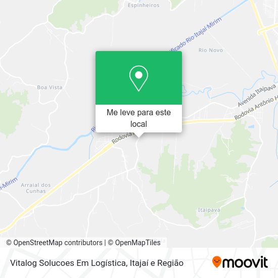 Vitalog Solucoes Em Logística mapa