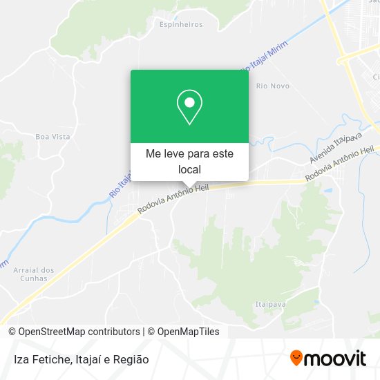 Iza Fetiche mapa