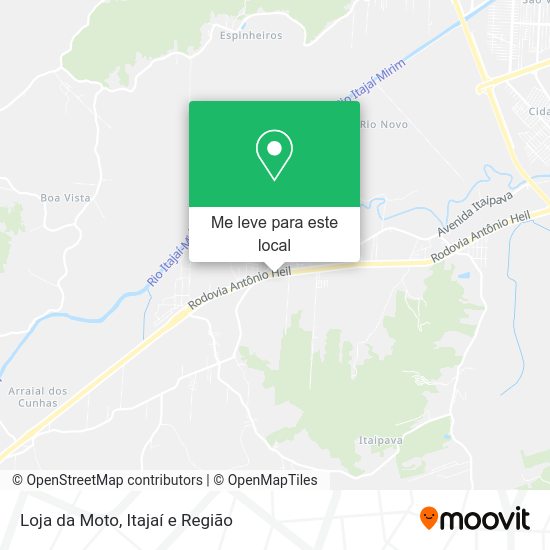Loja da Moto mapa