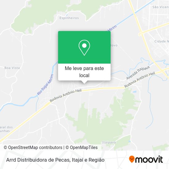 Arrd Distribuidora de Pecas mapa