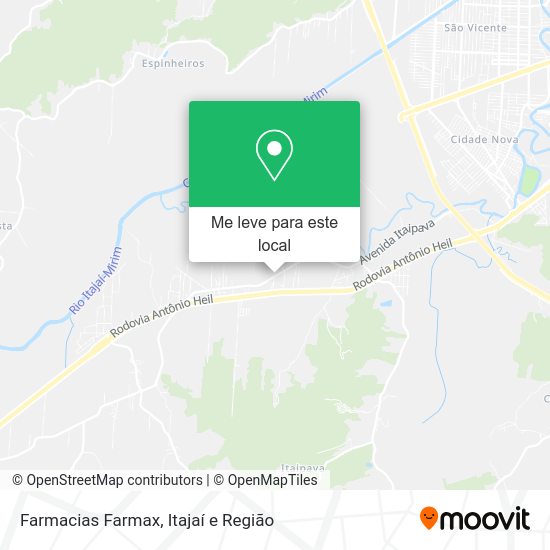 Farmacias Farmax mapa