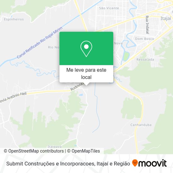 Submit Construções e Incorporacoes mapa