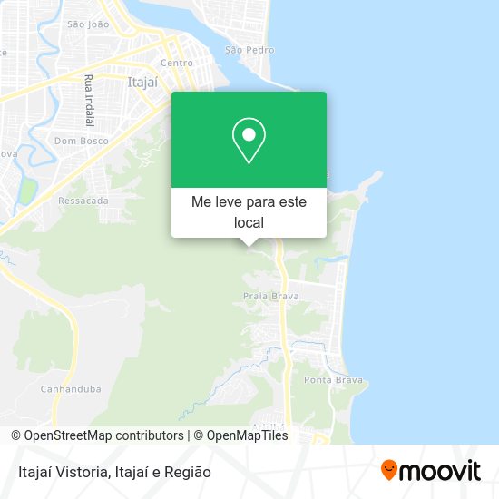 Itajaí Vistoria mapa
