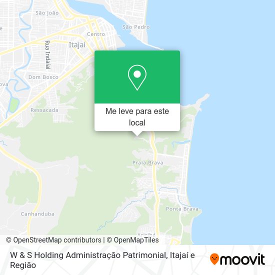 W & S Holding Administração Patrimonial mapa
