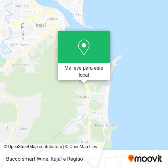 Bacco smart Wine mapa