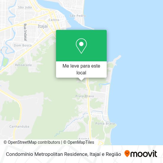 Condomínio Metropolitan Residence mapa