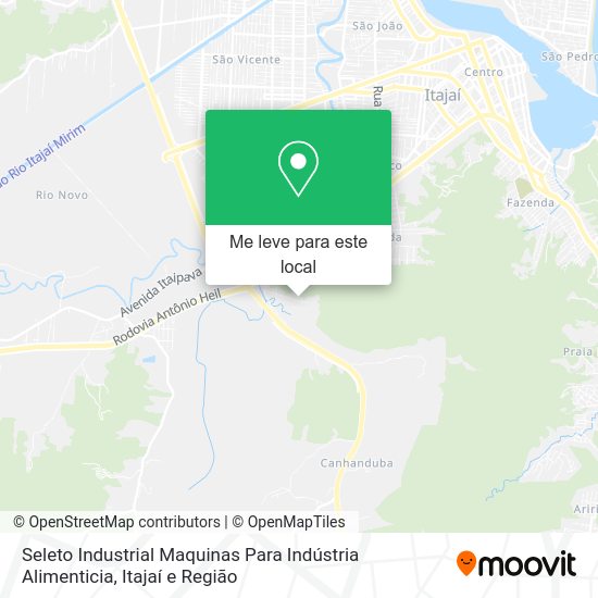 Seleto Industrial Maquinas Para Indústria Alimenticia mapa