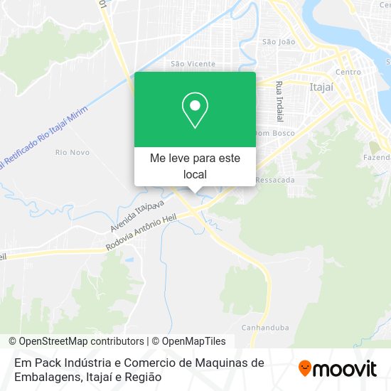 Em Pack Indústria e Comercio de Maquinas de Embalagens mapa