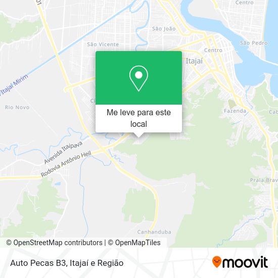 Auto Pecas B3 mapa