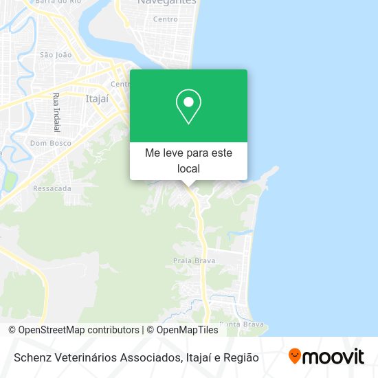 Schenz Veterinários Associados mapa