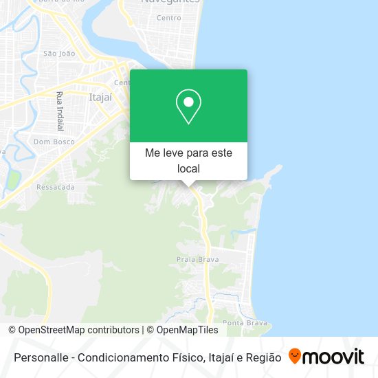 Personalle - Condicionamento Físico mapa