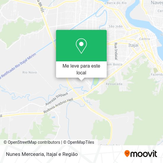 Nunes Mercearia mapa