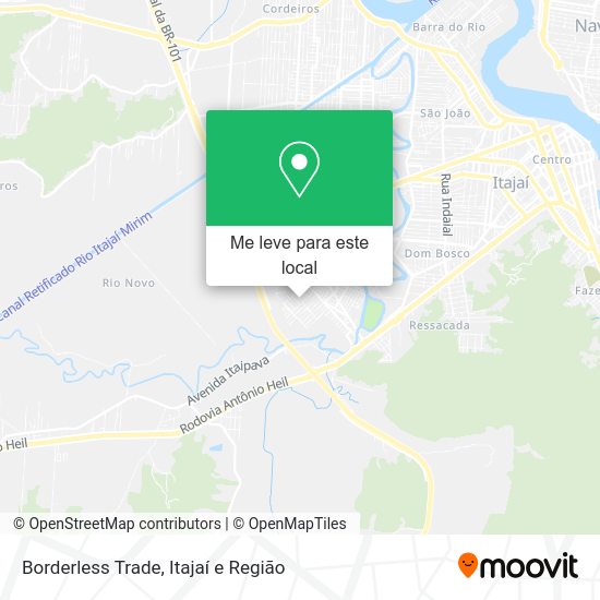 Borderless Trade mapa
