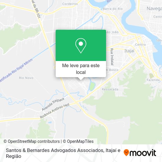 Santos & Bernardes Advogados Associados mapa