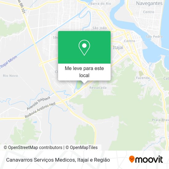 Canavarros Serviços Medicos mapa
