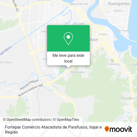 Fortepar Comércio Atacadista de Parafusos mapa