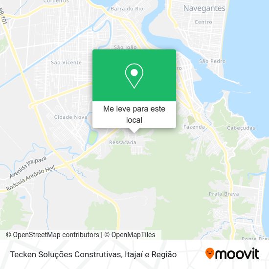 Tecken Soluções Construtivas mapa