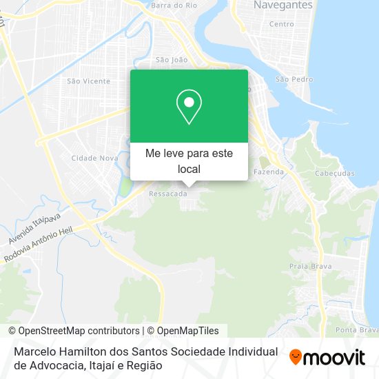 Marcelo Hamilton dos Santos Sociedade Individual de Advocacia mapa