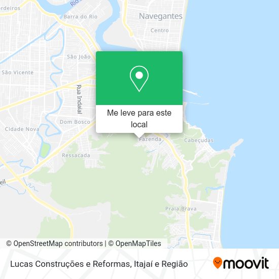 Lucas Construções e Reformas mapa