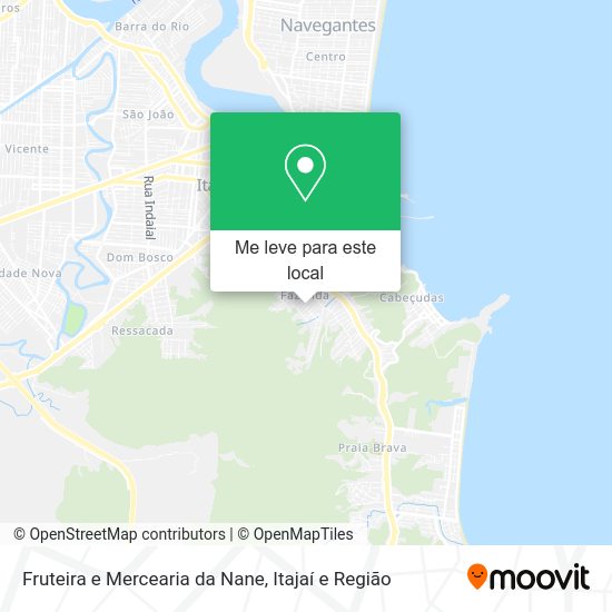 Fruteira e Mercearia da Nane mapa