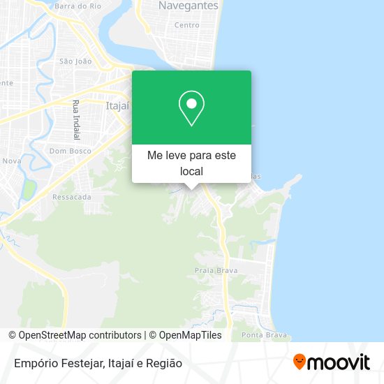 Empório Festejar mapa