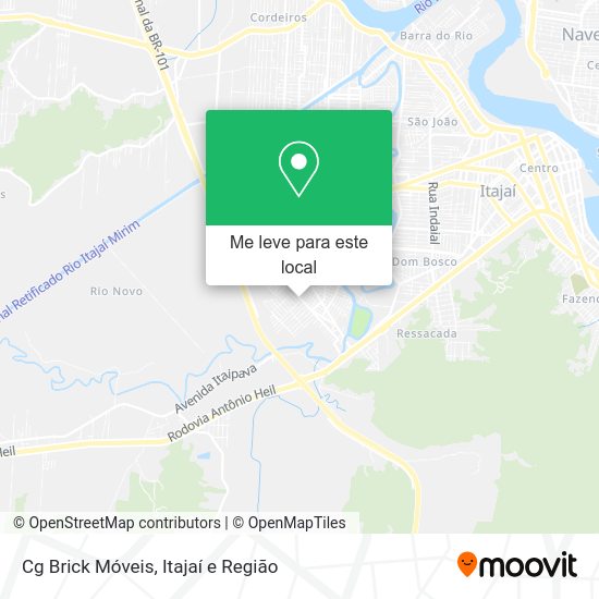 Cg Brick Móveis mapa