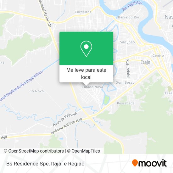 Bs Residence Spe mapa