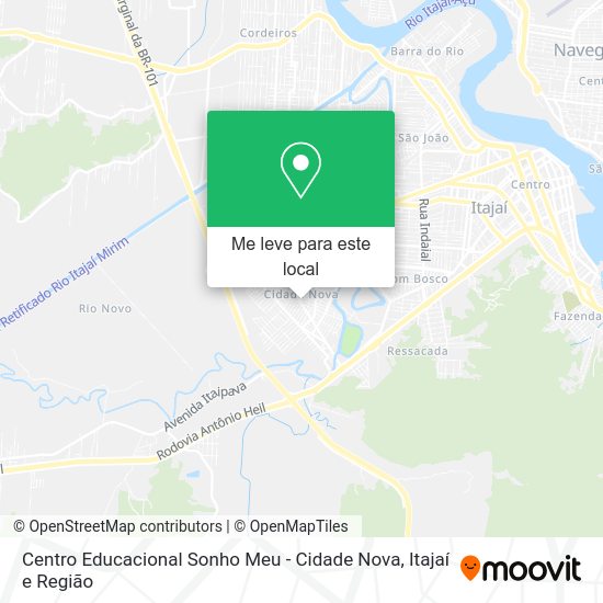 Centro Educacional Sonho Meu - Cidade Nova mapa
