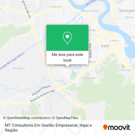 MT Consultoria Em Gestão Empresarial mapa