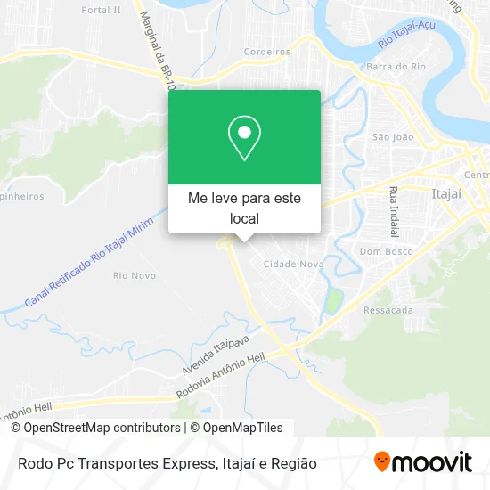 Rodo Pc Transportes Express mapa