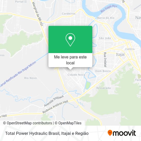 Total Power Hydraulic Brasil mapa