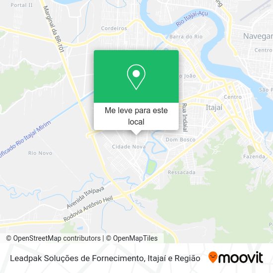 Leadpak Soluções de Fornecimento mapa