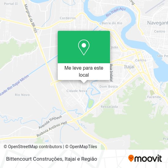 Bittencourt Construções mapa