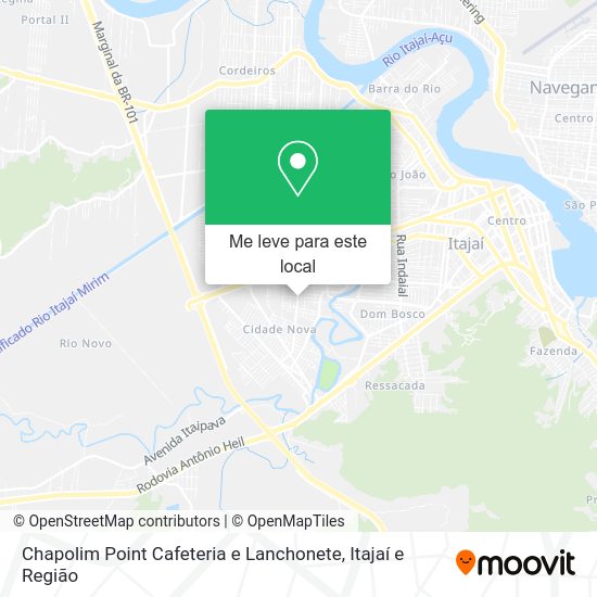 Chapolim Point Cafeteria e Lanchonete mapa