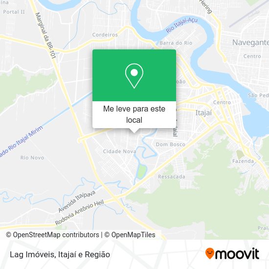 Lag Imóveis mapa