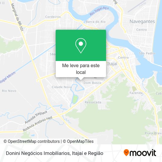 Donini Negócios Imobiliarios mapa