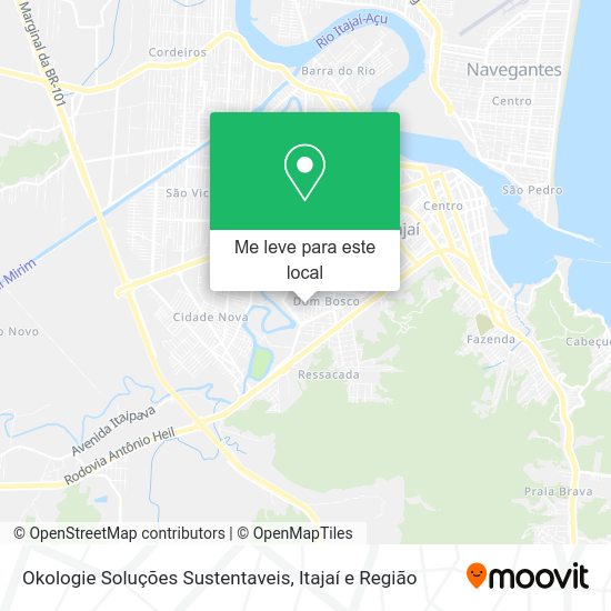 Okologie Soluções Sustentaveis mapa