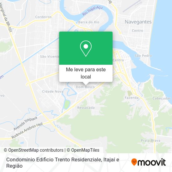 Condomínio Edificio Trento Residenziale mapa