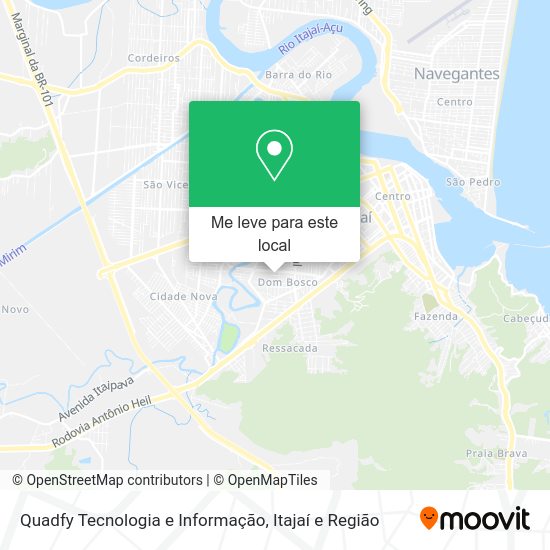 Quadfy Tecnologia e Informação mapa