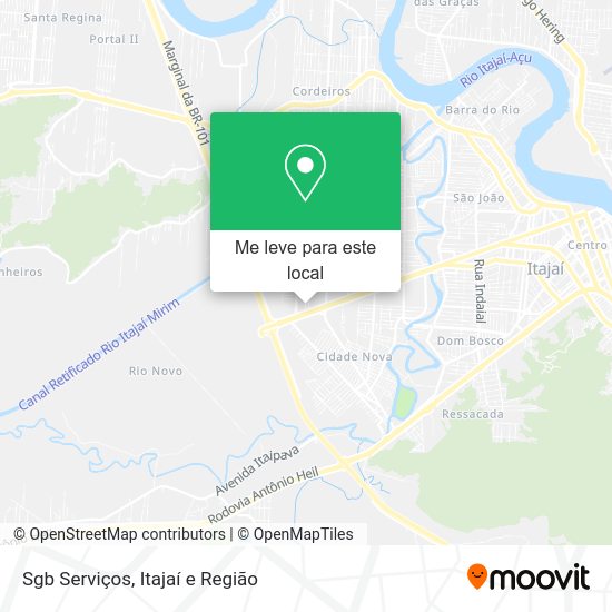 Sgb Serviços mapa