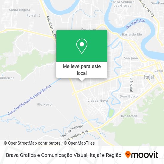 Brava Grafica e Comunicação Visual mapa