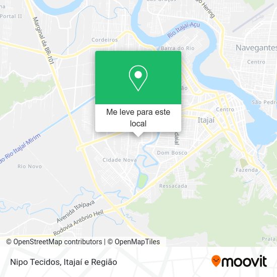 Nipo Tecidos mapa