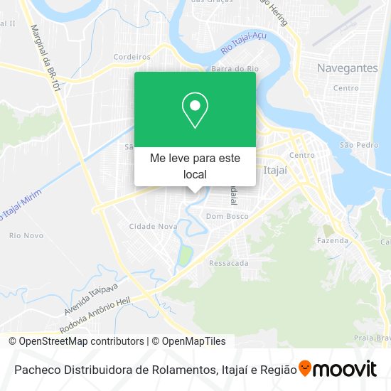 Pacheco Distribuidora de Rolamentos mapa