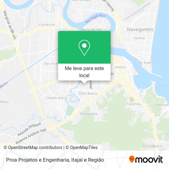 Proa Projetos e Engenharia mapa